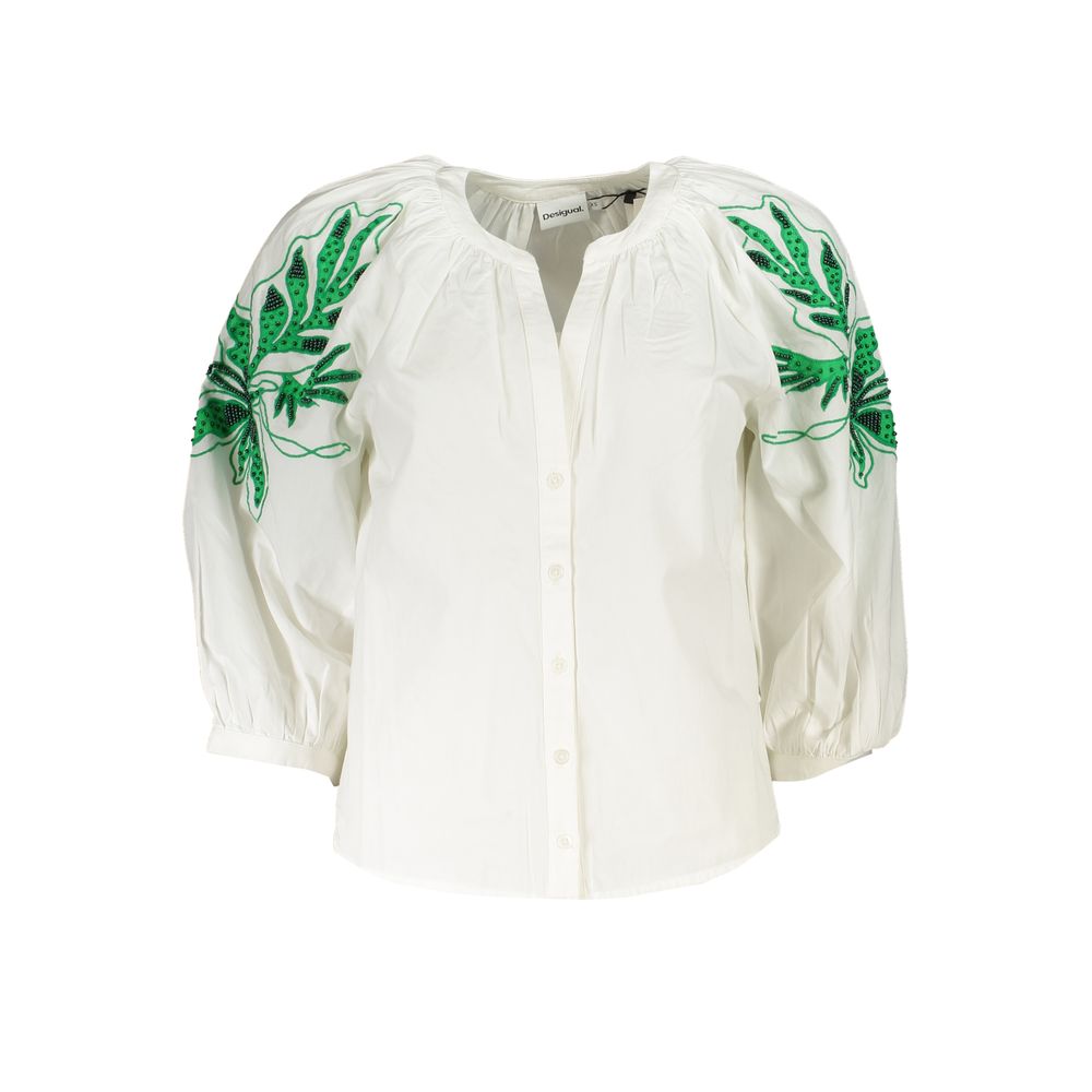 Desigual Weißes Polyester-Hemd