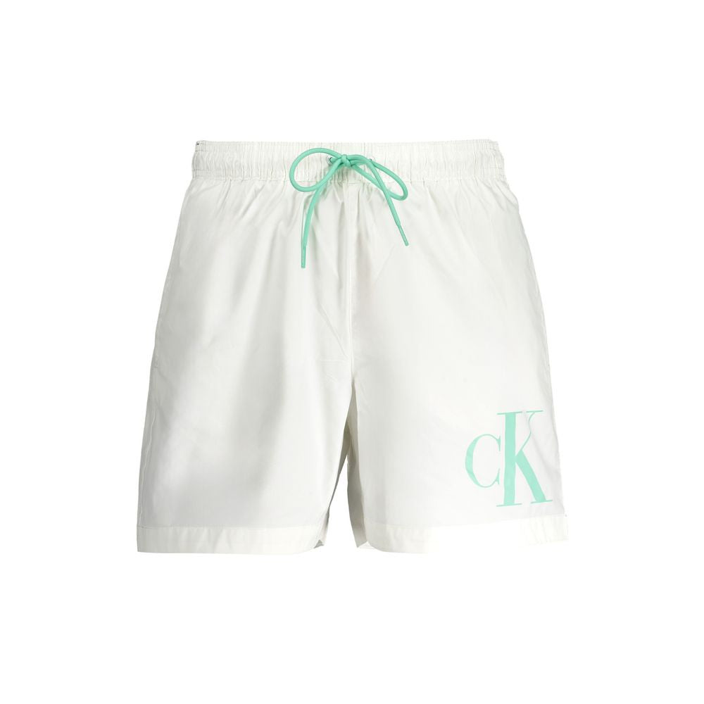 Calvin Klein Weiße Polyester-Badebekleidung