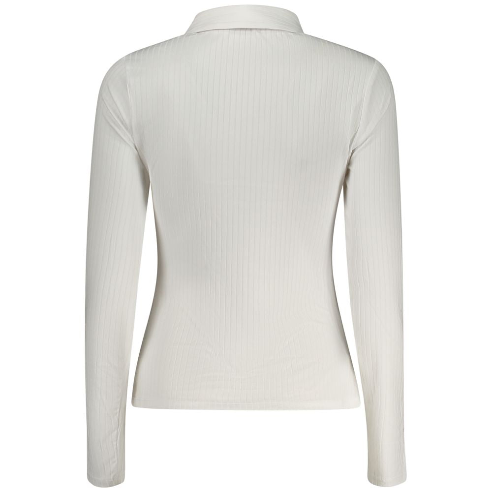 Guess Jeans Weißes Polyester-Hemd