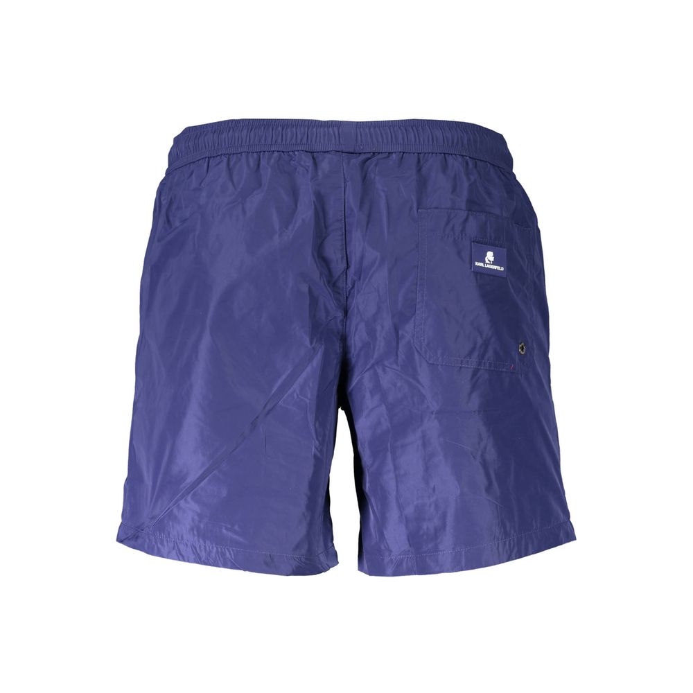 Karl Lagerfeld Blaue Polyester-Badebekleidung