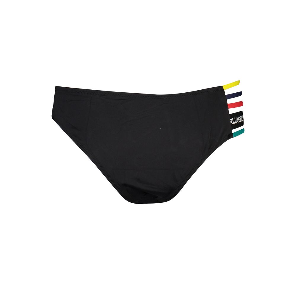 Karl Lagerfeld Schwarz Elastan Bademode