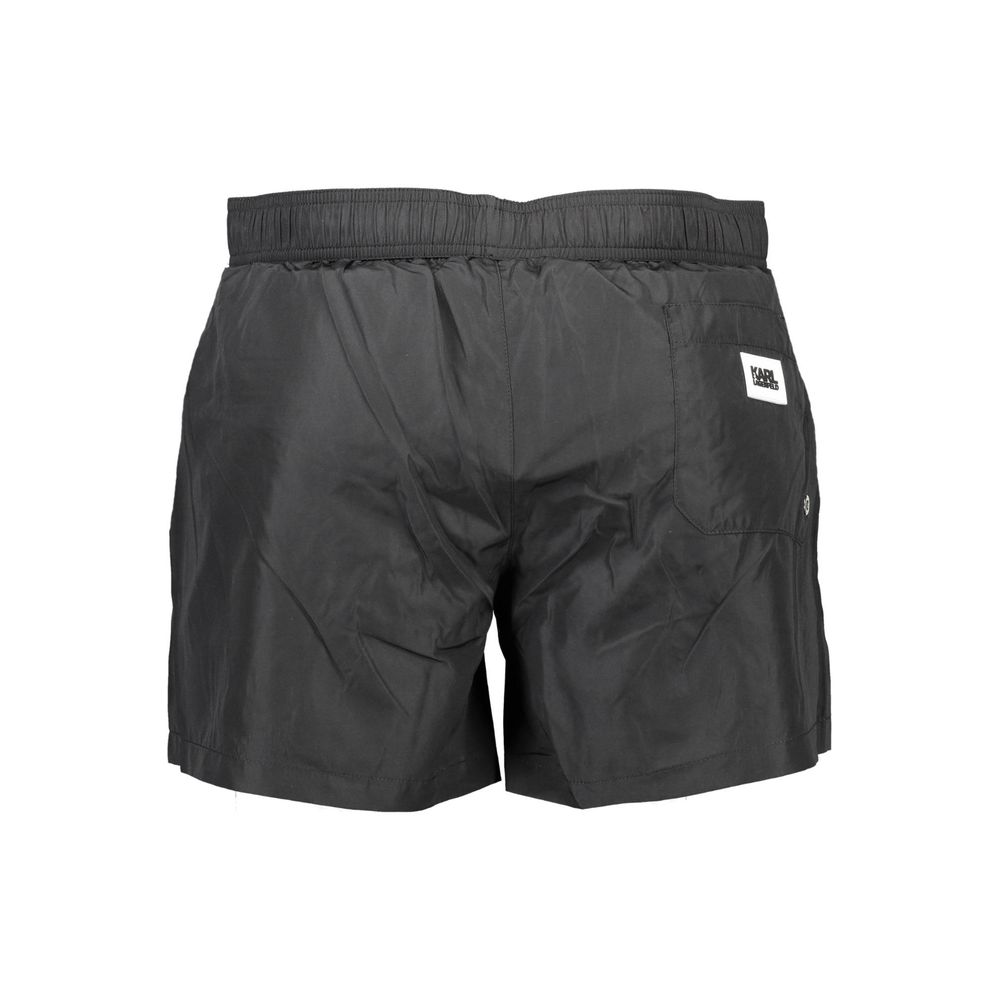 Karl Lagerfeld Schwarze Polyester-Badebekleidung