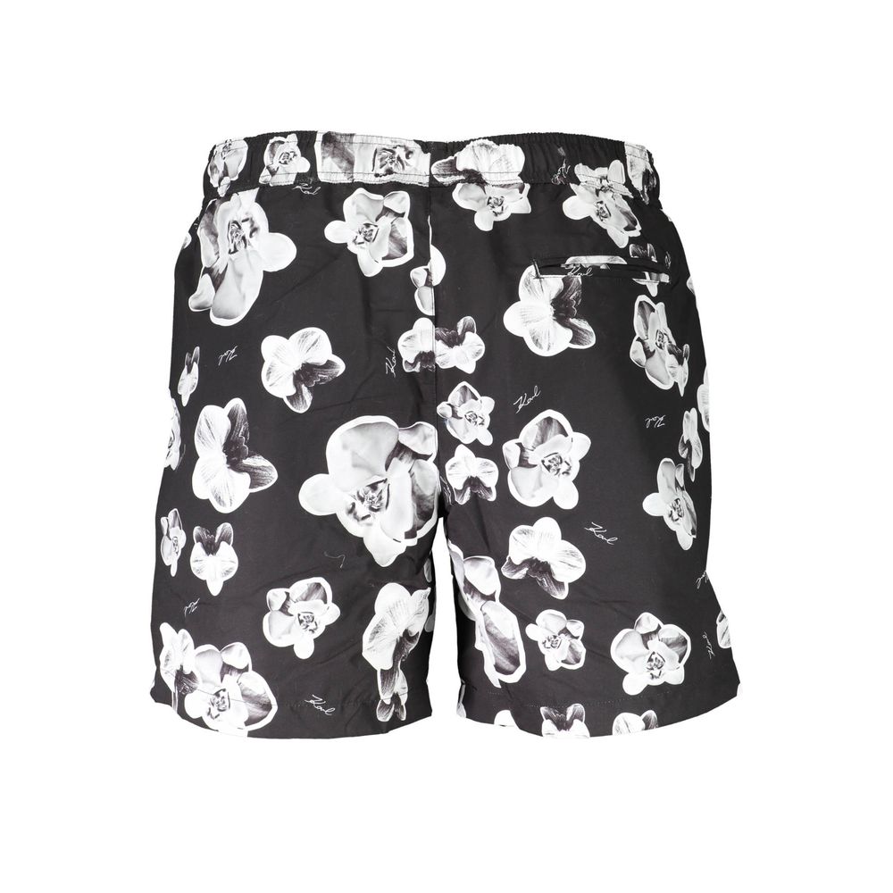 Karl Lagerfeld Schwarze Polyester-Badebekleidung