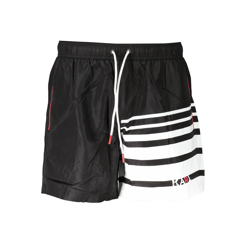 Karl Lagerfeld Schwarze Polyester-Badebekleidung
