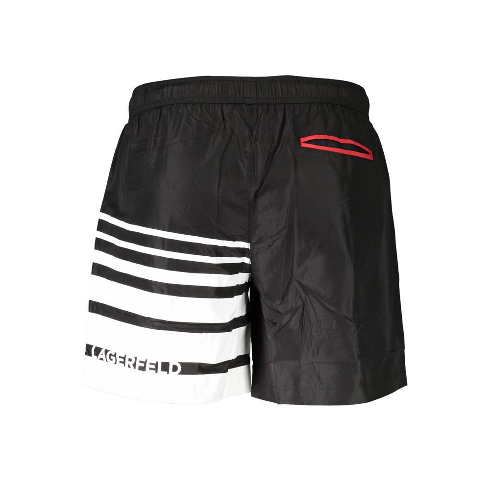Karl Lagerfeld Schwarze Polyester-Badebekleidung