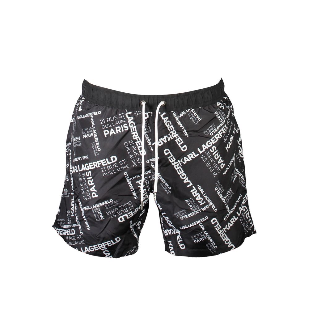 Karl Lagerfeld Schwarze Polyester-Badebekleidung