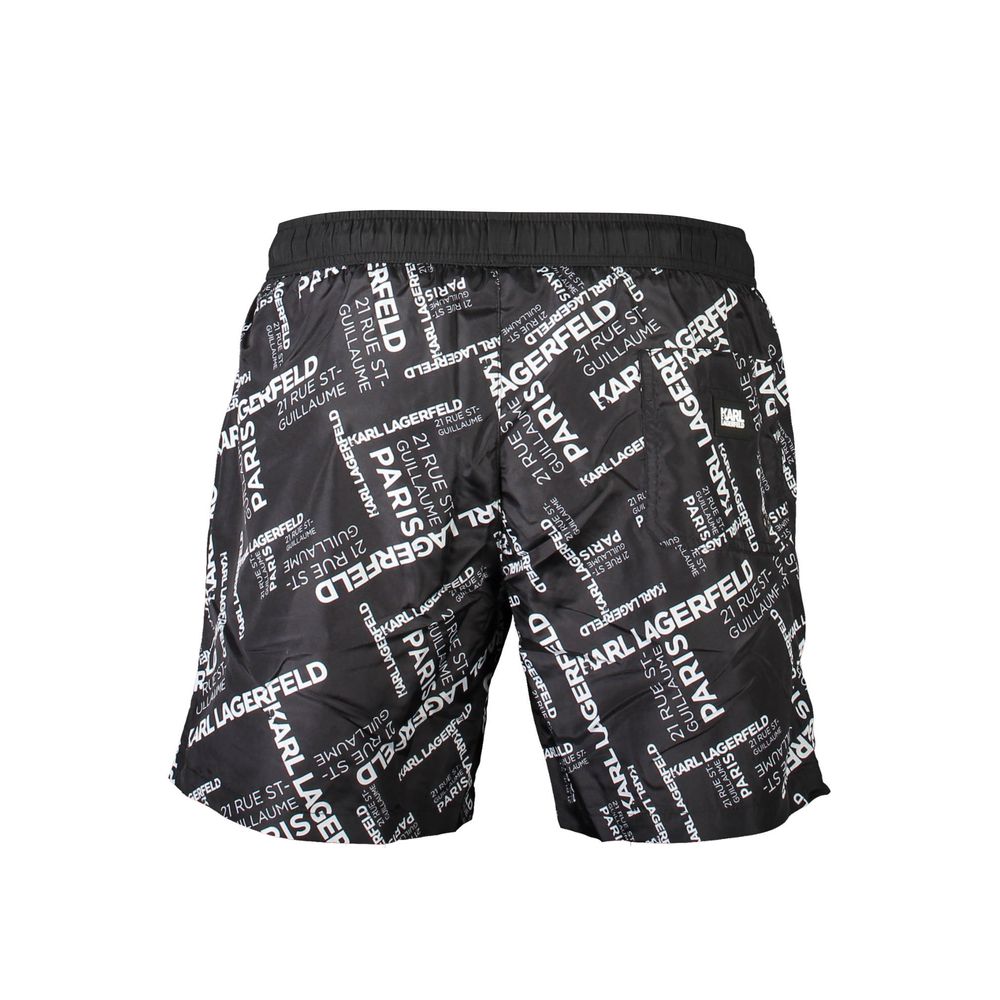 Karl Lagerfeld Schwarze Polyester-Badebekleidung