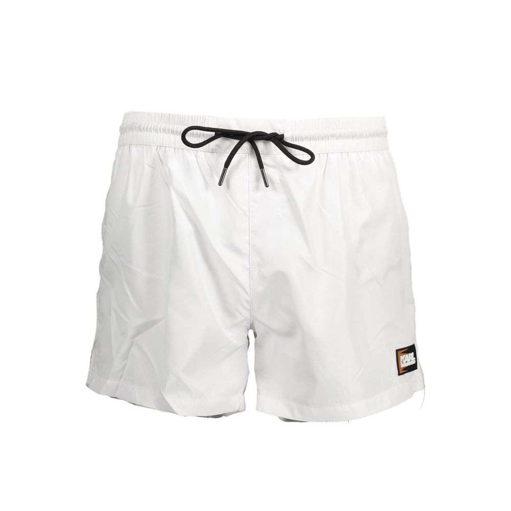 Karl Lagerfeld Weiße Polyester-Badebekleidung