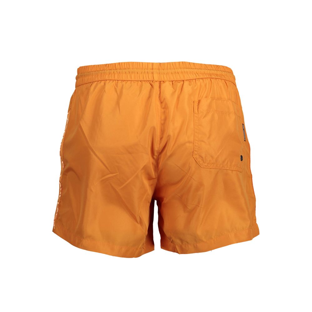Karl Lagerfeld Orangefarbene Polyester-Badebekleidung
