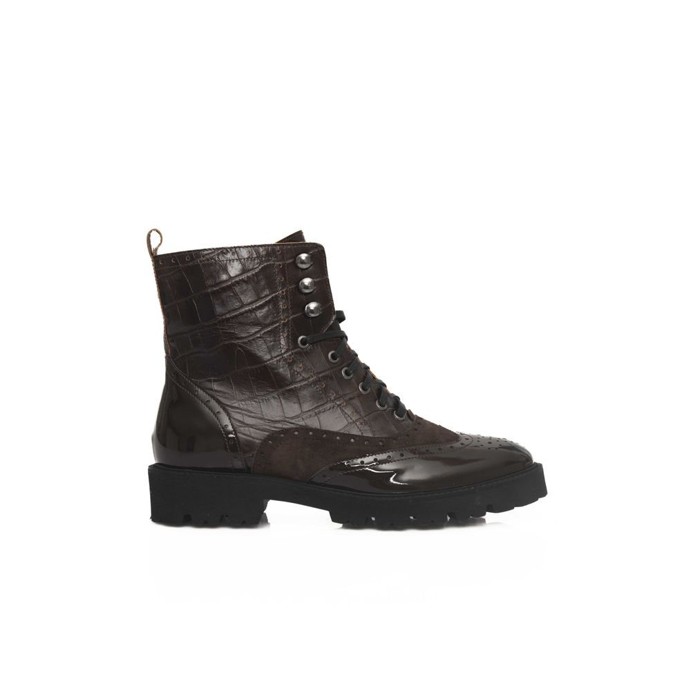 Cerruti 1881 Braunes Rindsleder Frauen Stiefel
