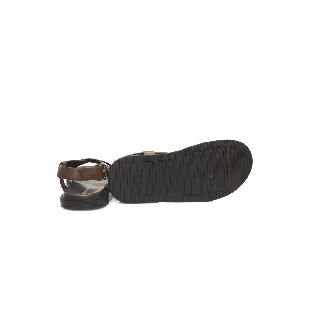 Cerruti 1881 Braune Rindsleder Herren Sandale