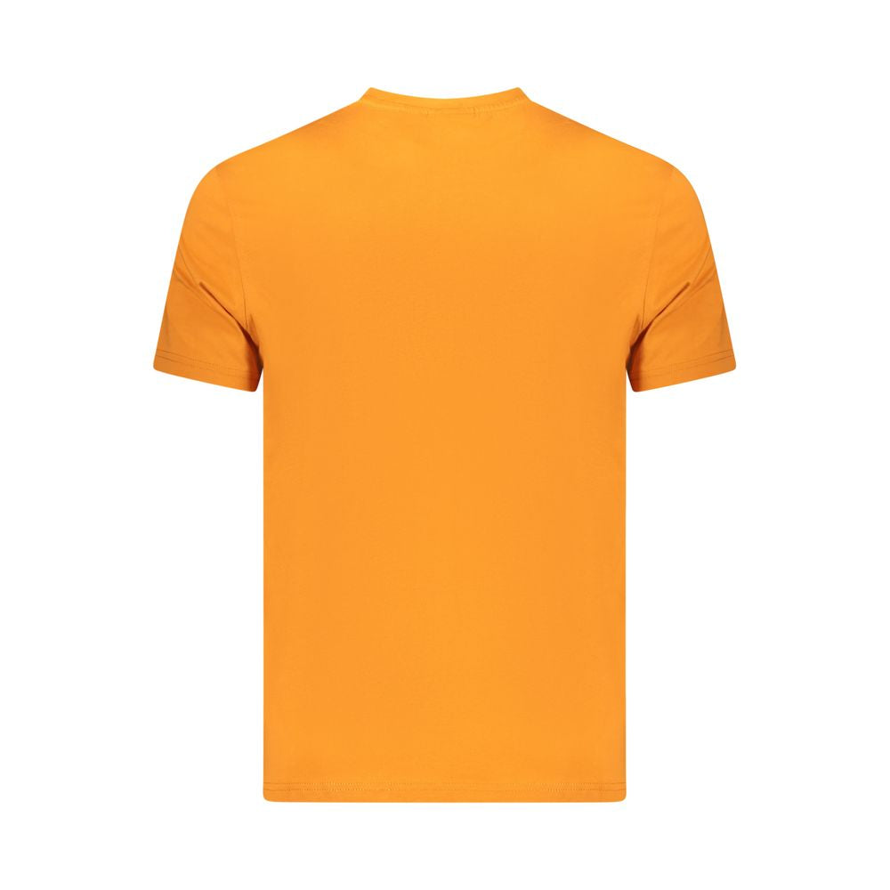 Napapijri Orange Baumwolle Männer T-Shirt