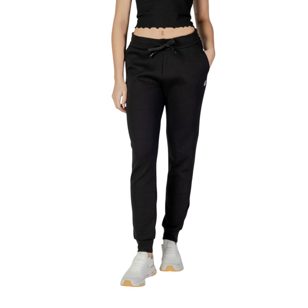 Armani Exchange Schwarze Baumwoll-Jogger Workout-Hose