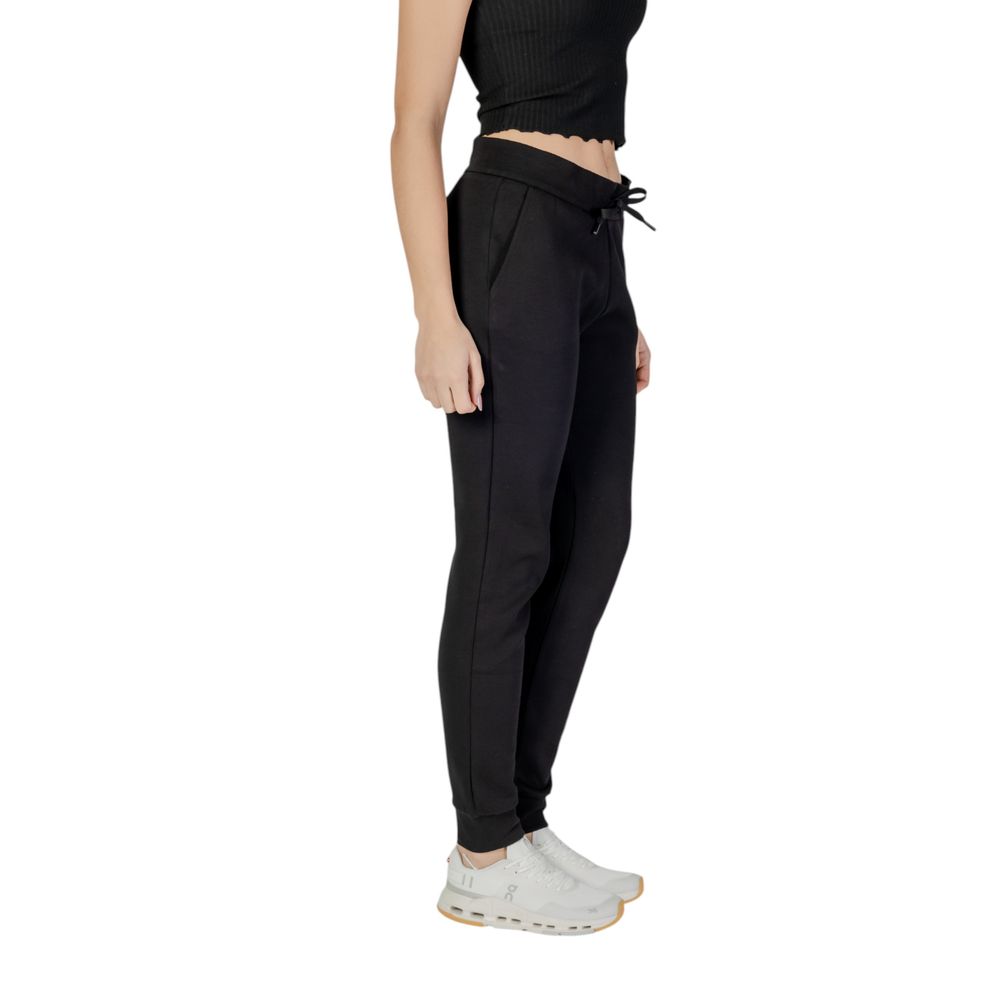 Armani Exchange Schwarze Baumwoll-Jogger Workout-Hose