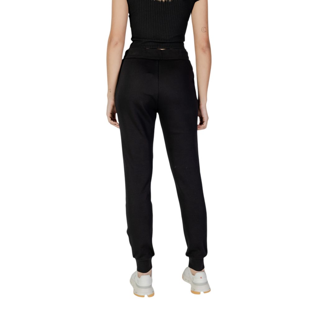 Armani Exchange Schwarze Baumwoll-Jogger Workout-Hose