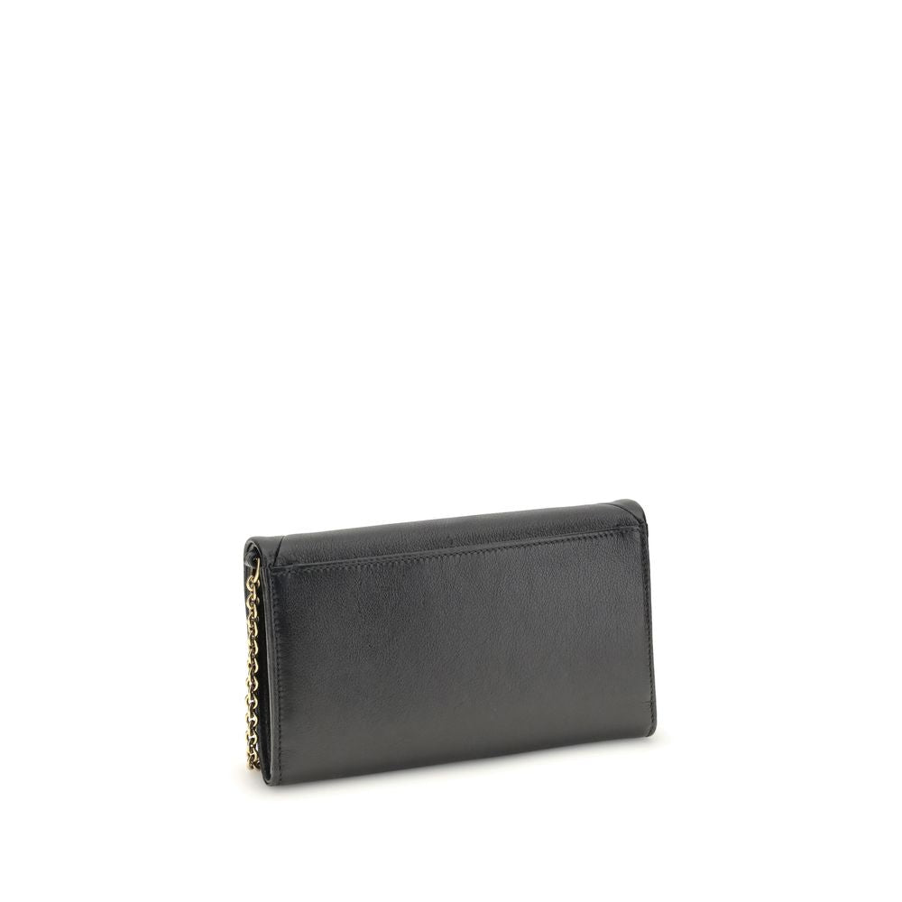 Chloé Spin Wallet mit Klappe und Kette