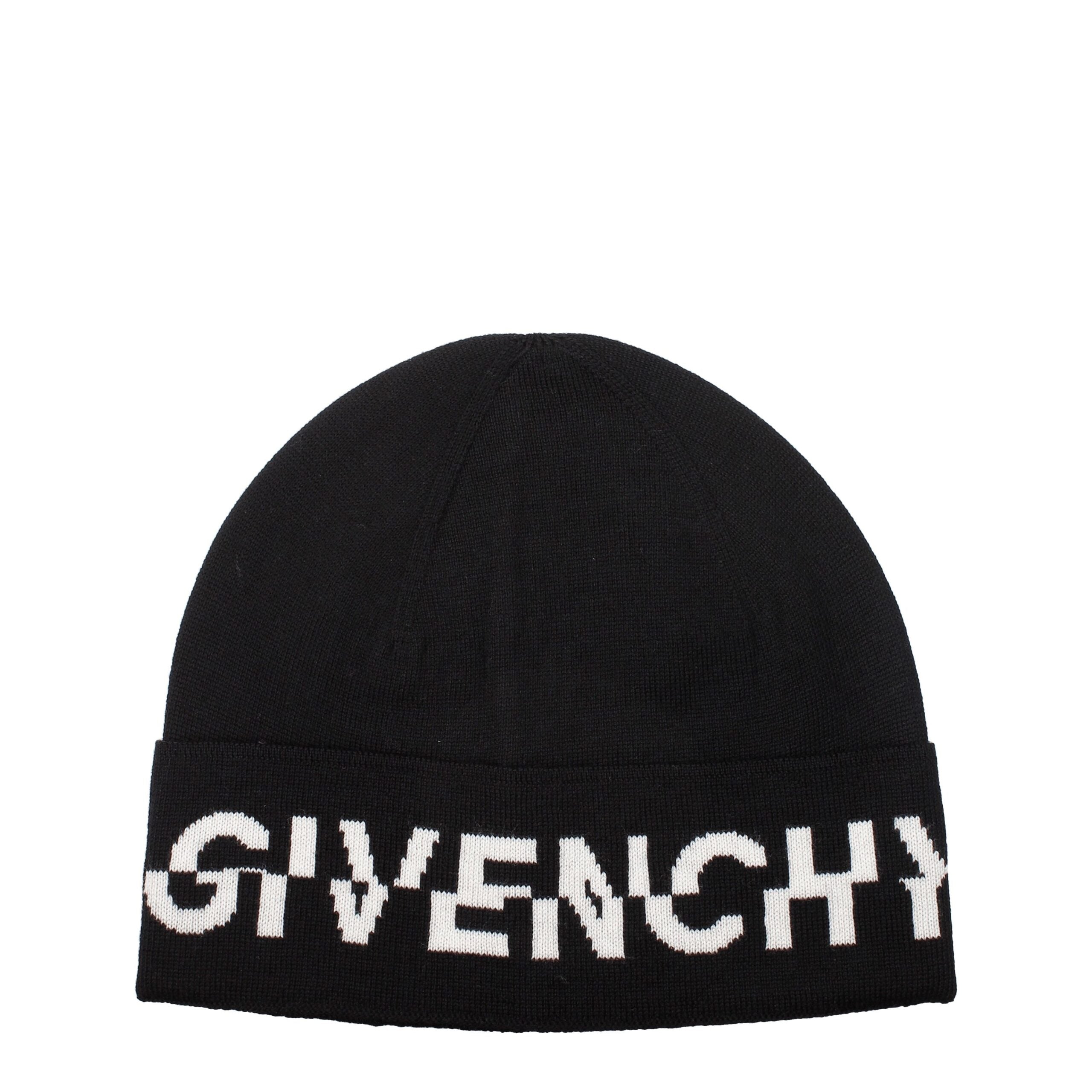 Givenchy Schwarzes Wollmützchen