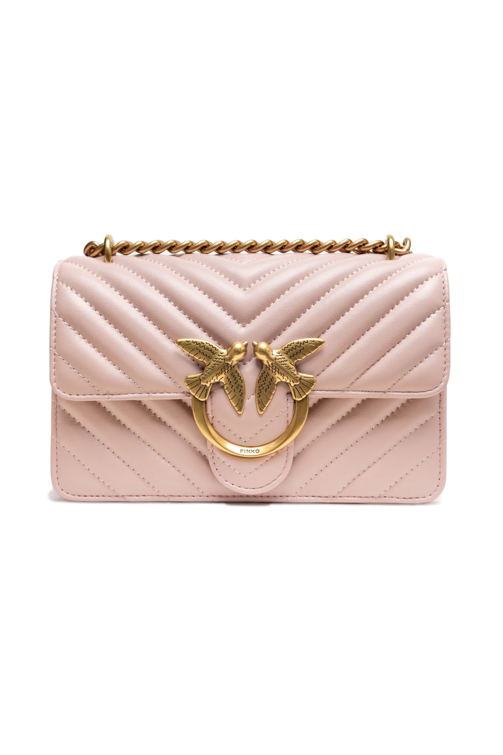 PINKO Powder Pink Love One Mini Umhängetasche