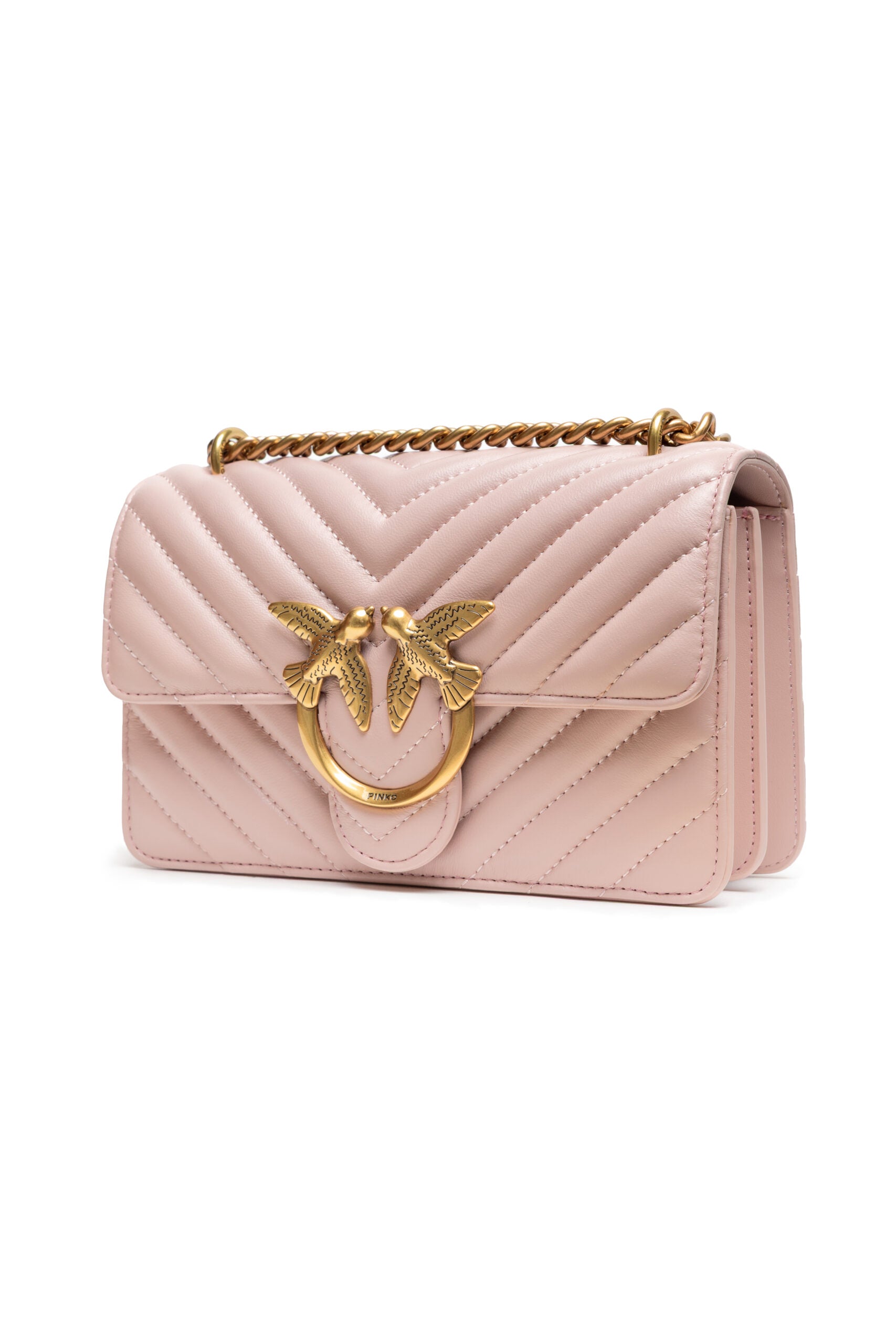 PINKO Powder Pink Love One Mini Umhängetasche