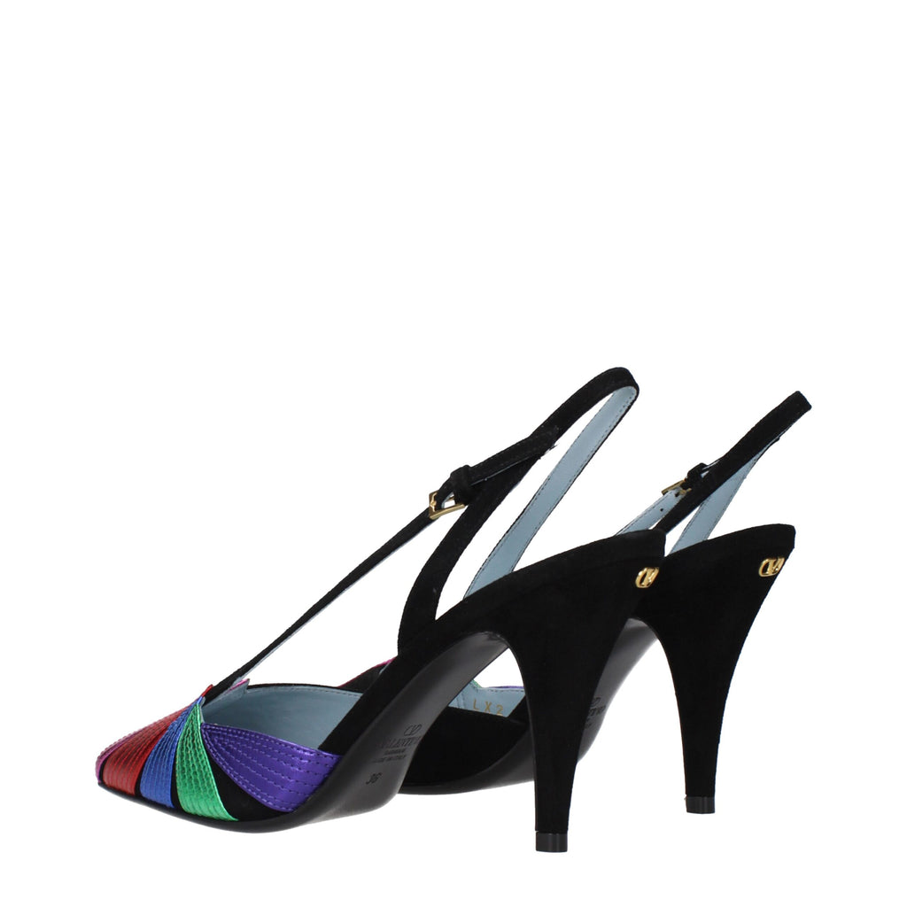 Valentino Garavani Schwarze Leder High Heel Pumps