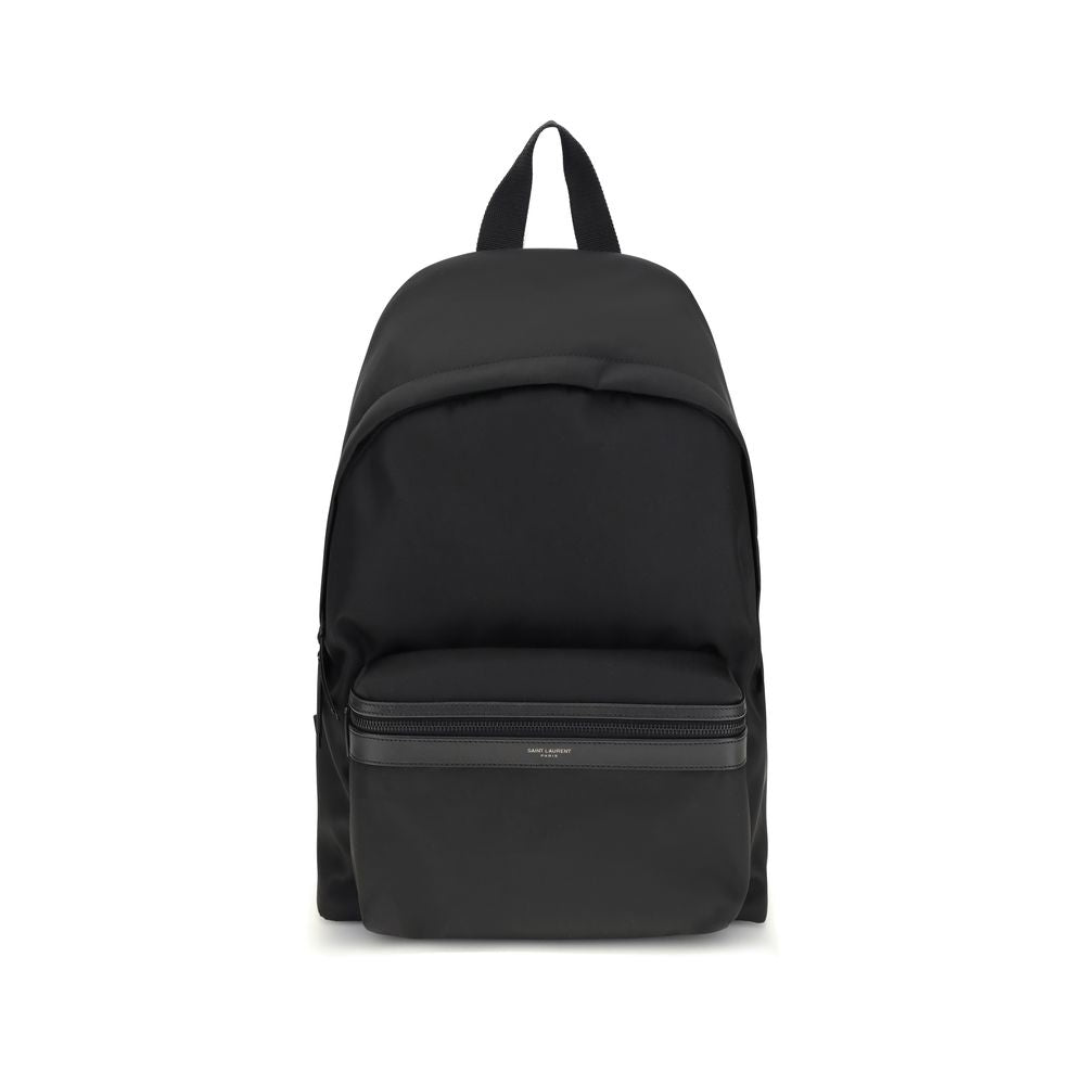 Saint Laurent Schwarzer Rucksack aus recyceltem Polyamid
