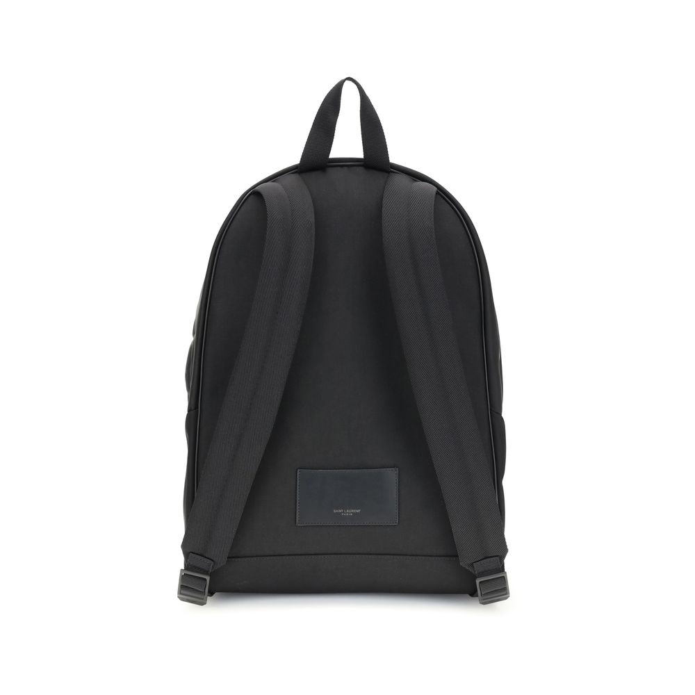 Saint Laurent Schwarzer Rucksack aus recyceltem Polyamid