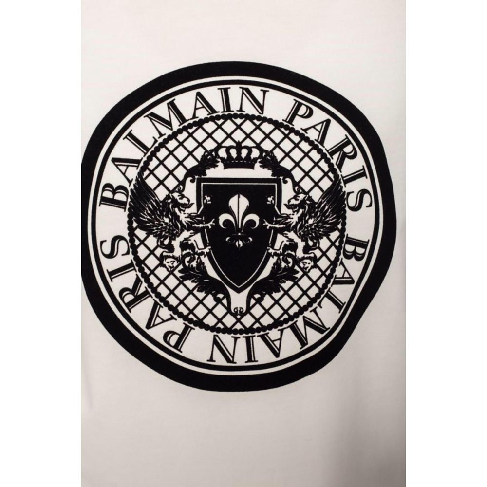 Balmain Weißes Baumwoll-Sweatshirt