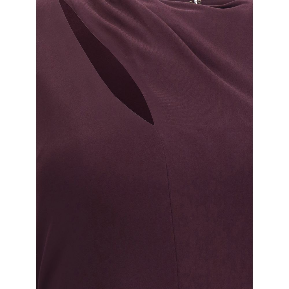 Tom Ford Midikleid aus Jersey mit Schal