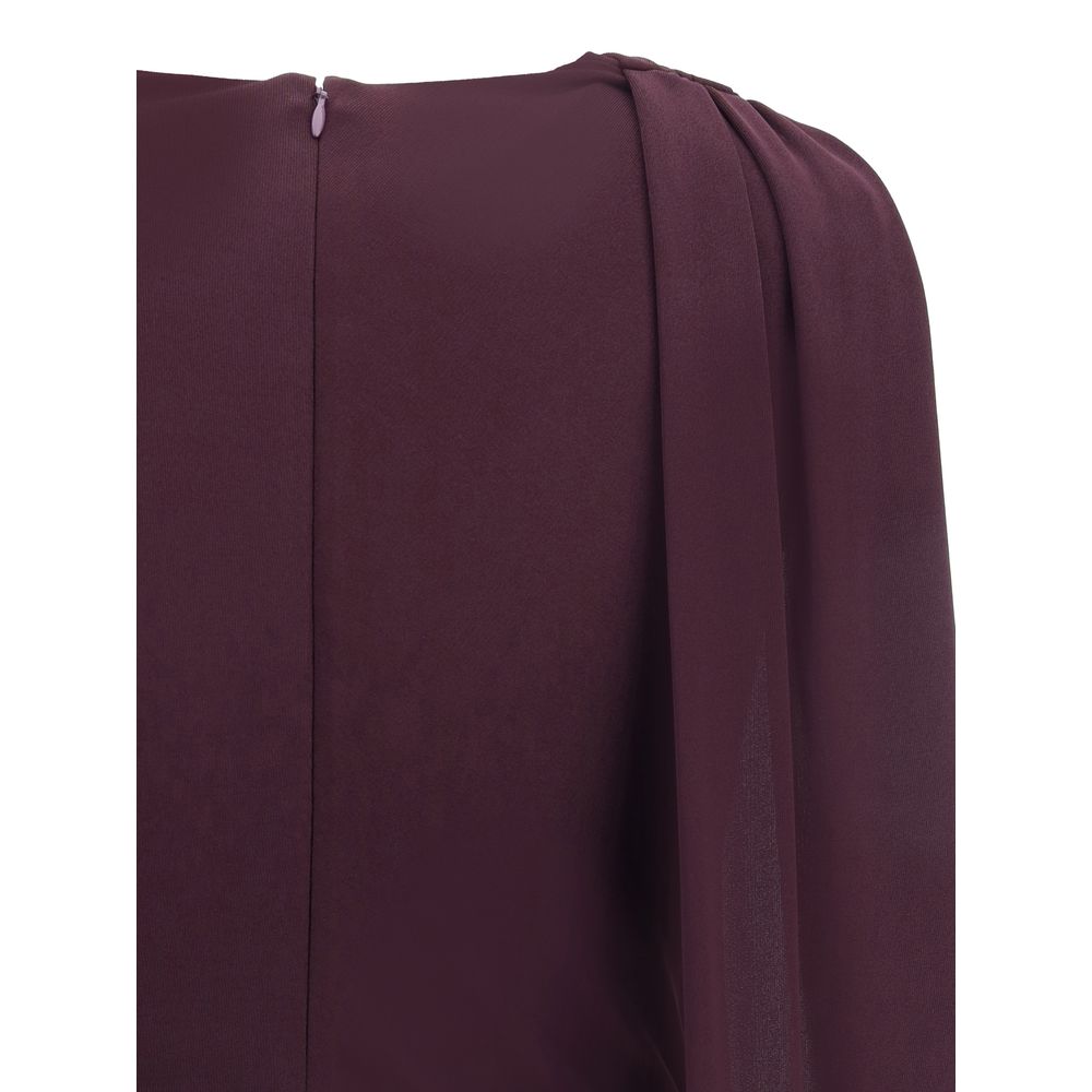 Tom Ford Midikleid aus Jersey mit Schal