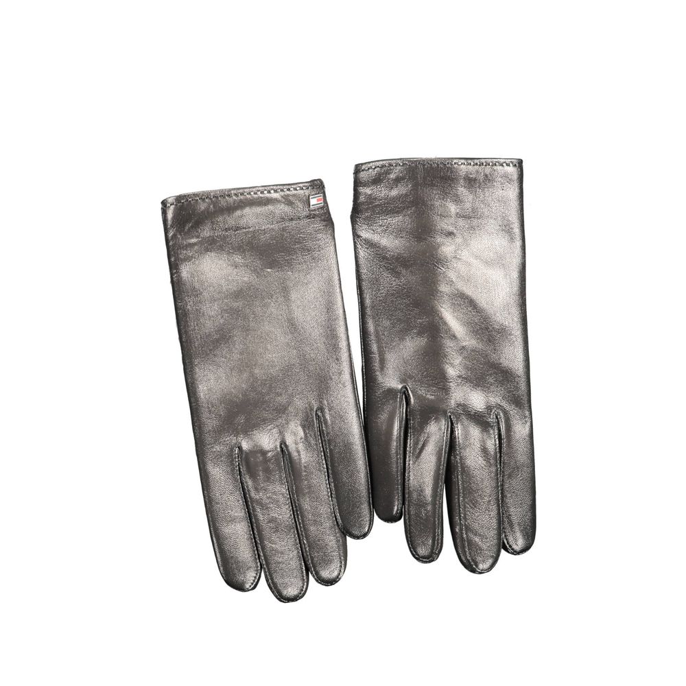 Tommy Hilfiger Schwarzer Lederhandschuh