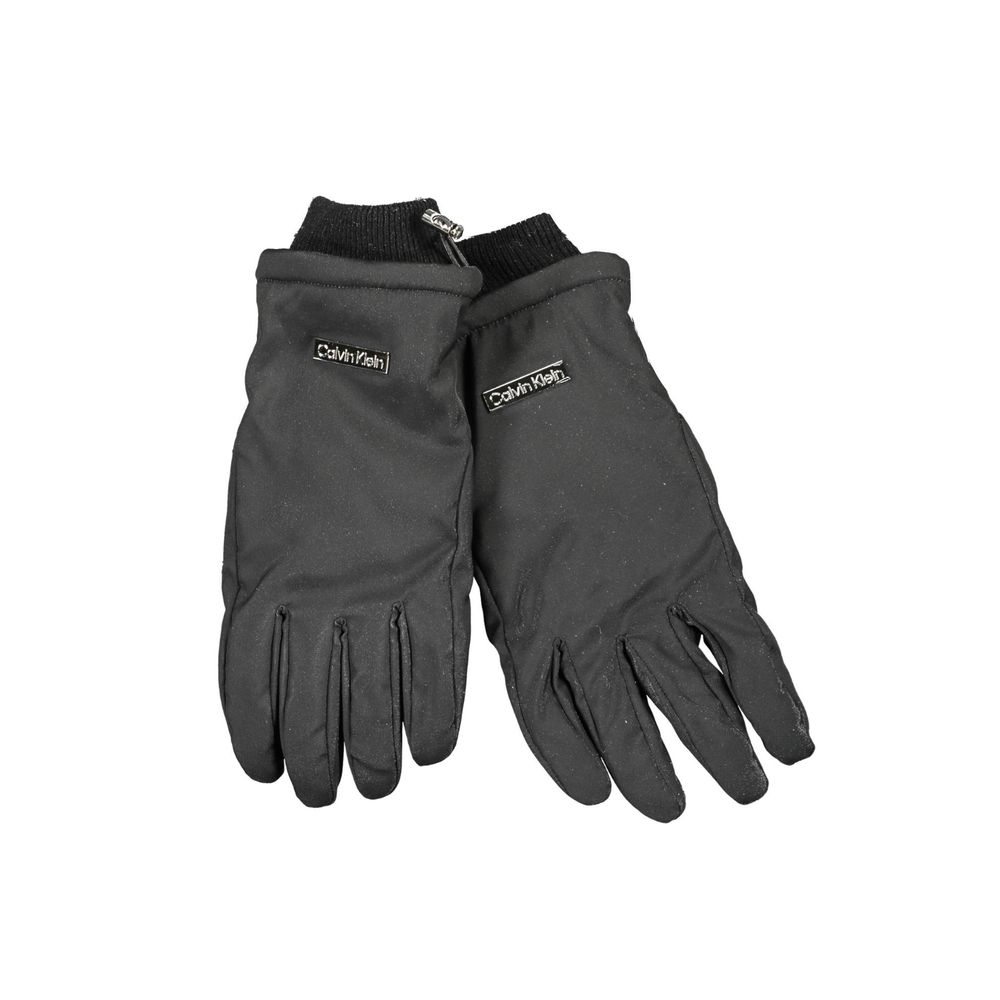 Calvin Klein Schwarzer Polyester-Handschuh