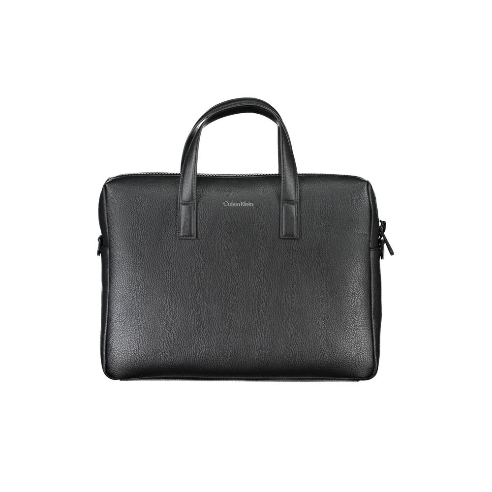 Calvin Klein Schwarze Polyester Handtasche