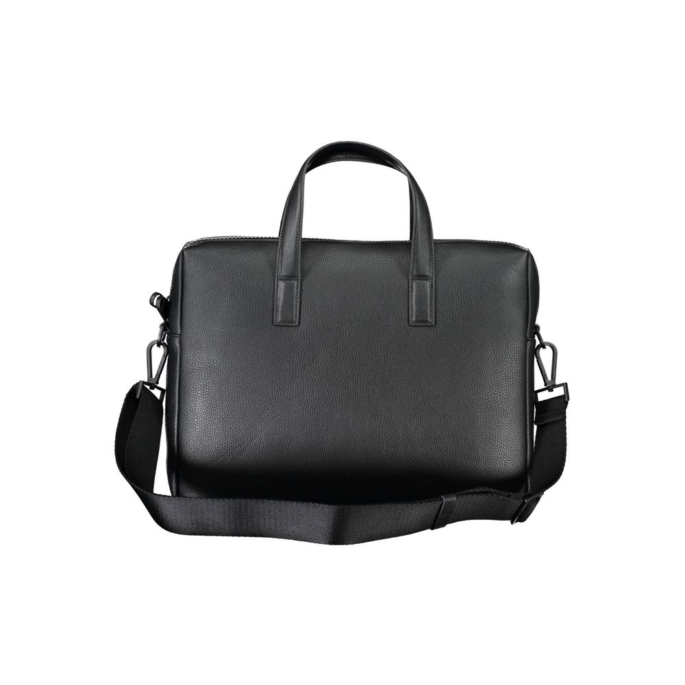 Calvin Klein Schwarze Polyester Handtasche