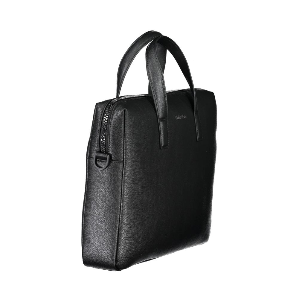 Calvin Klein Schwarze Polyester Handtasche
