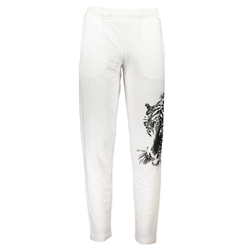 Cavalli Class Weiße Baumwollhose