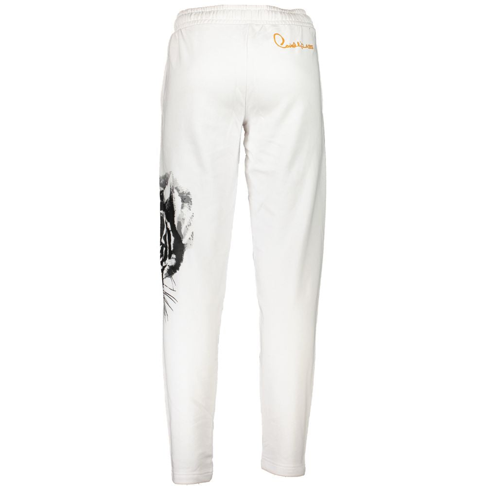 Cavalli Class Weiße Baumwollhose