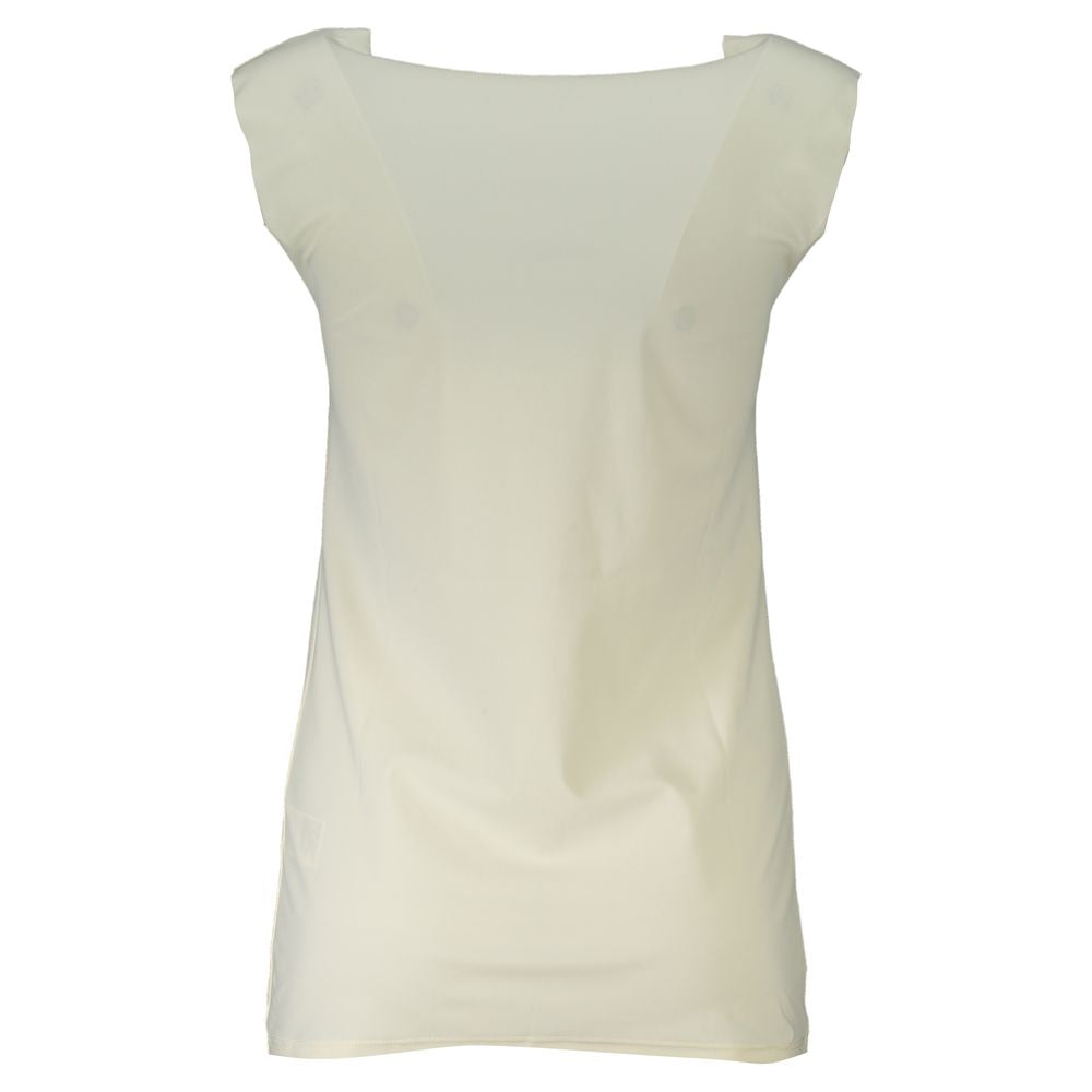 Patrizia Pepe Weißes Elastan-Tank-Top