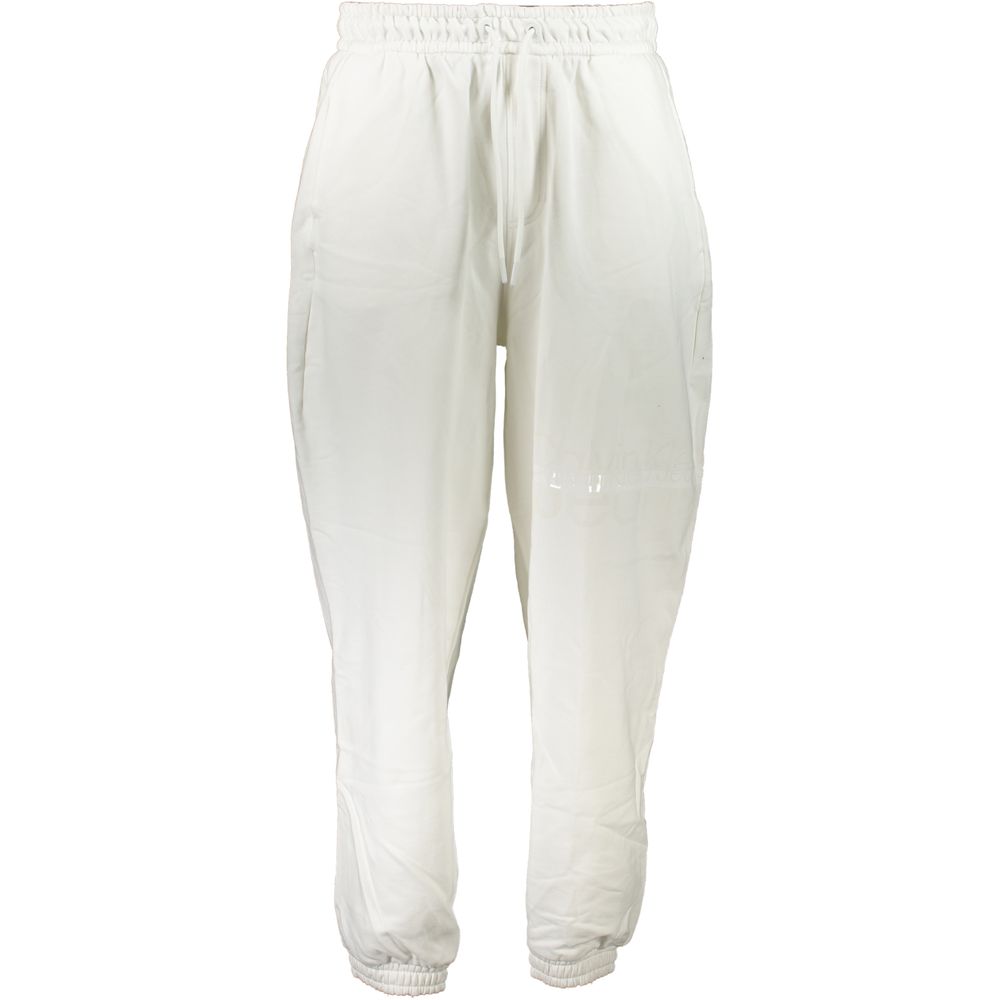 Calvin Klein Weiße Baumwollhose