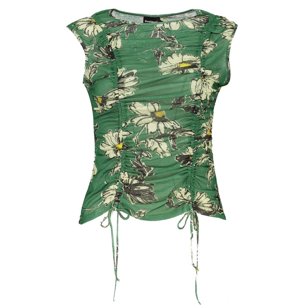 Desigual Grünes Polyester-Tank-Top