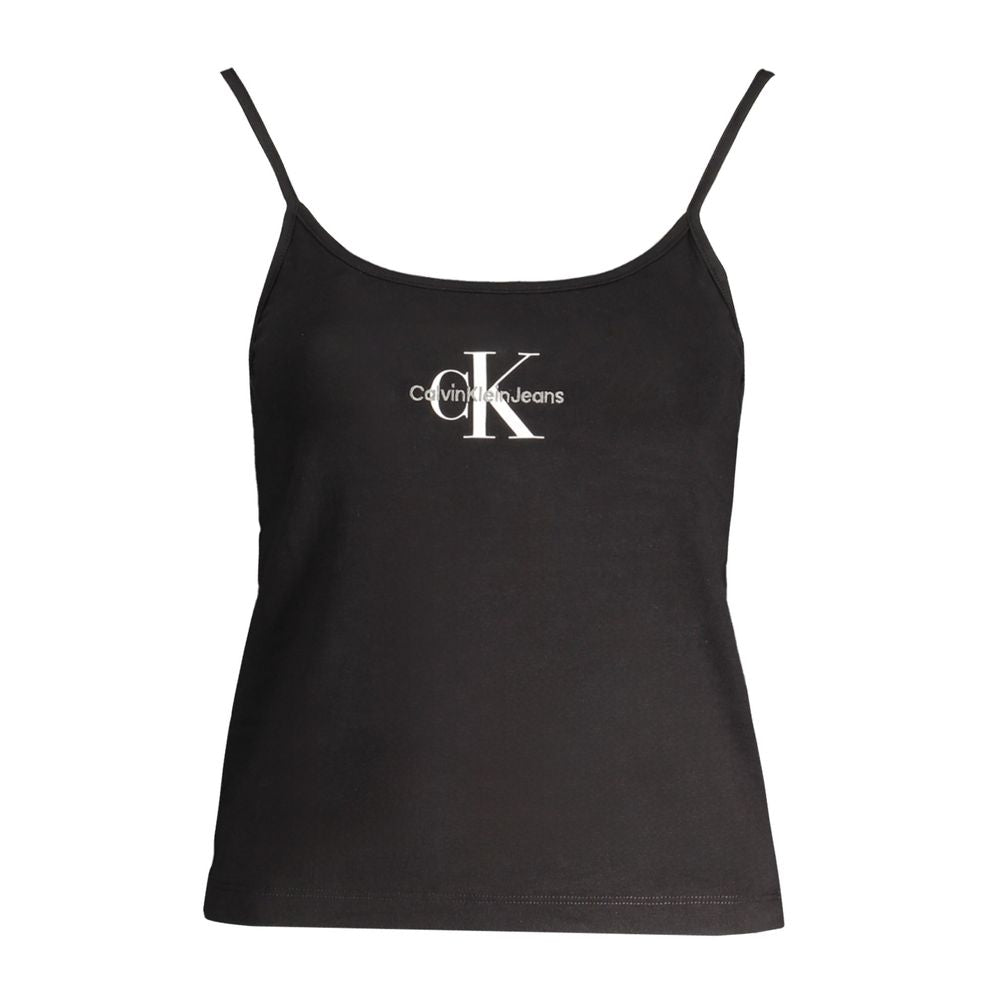 Calvin Klein Schwarzes Baumwoll-Tank-Top