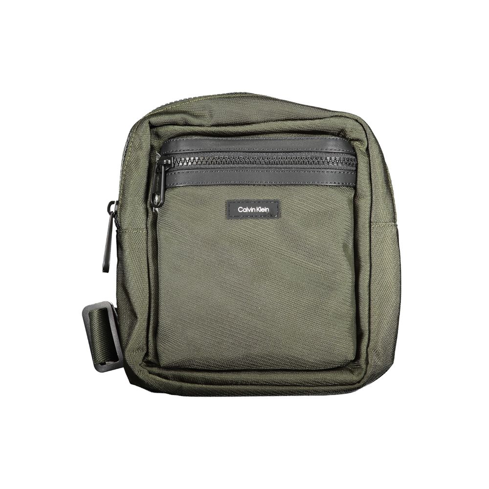 Calvin Klein Grüne Polyester-Handtasche