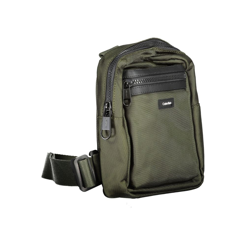 Calvin Klein Grüne Polyester-Handtasche