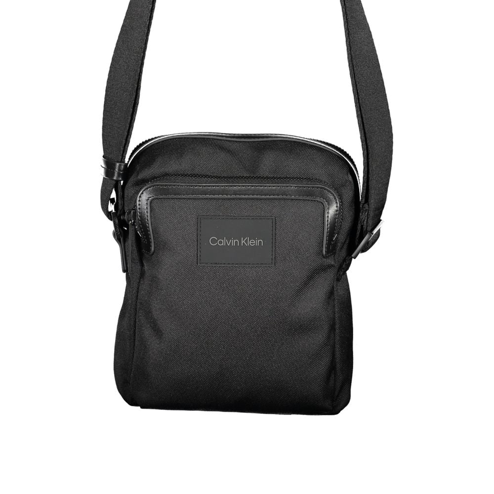 Calvin Klein Schwarze Polyester Handtasche