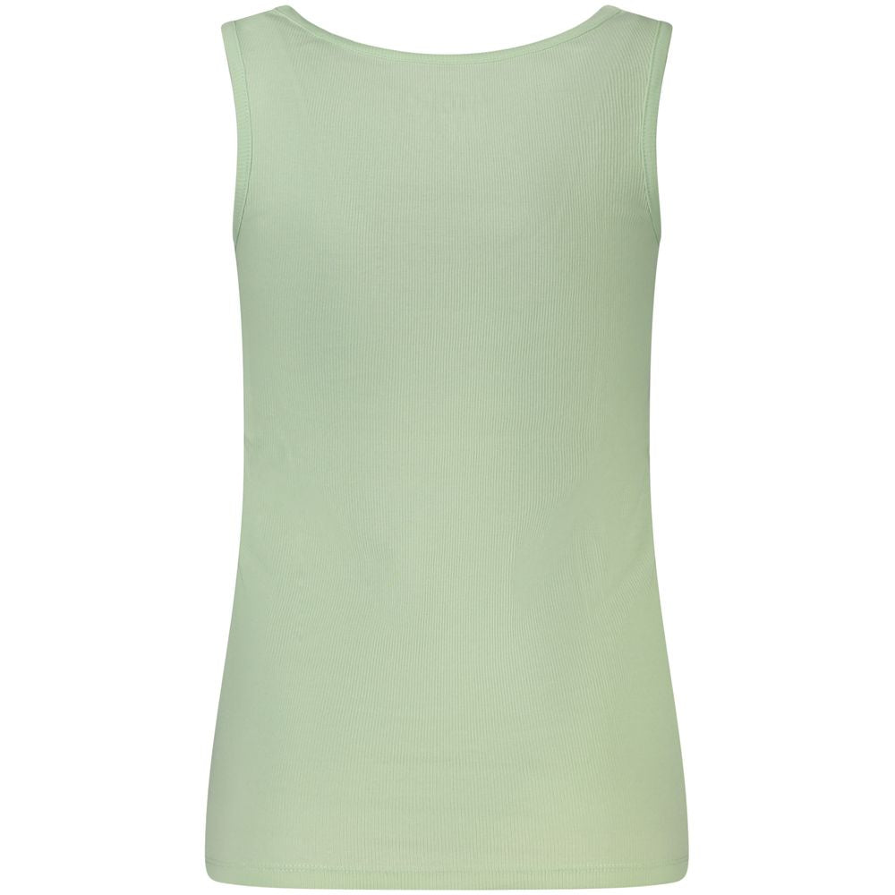 Guess Jeans Grünes Baumwoll-Tank-Top