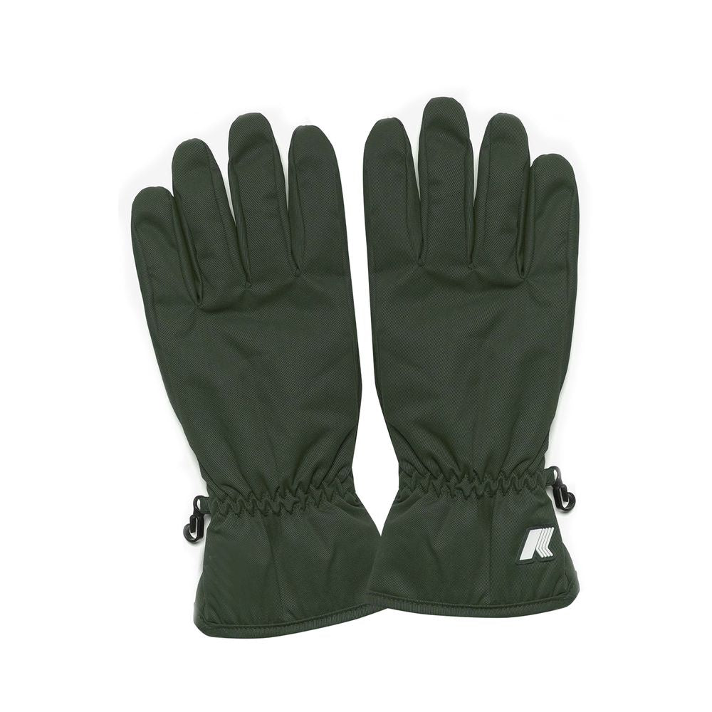 K-WAY Grüner Polyester-Handschuh