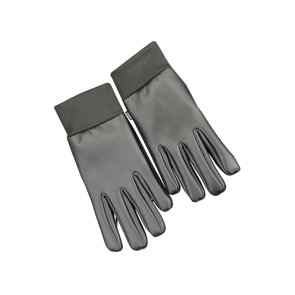 Hugo Boss Schwarzer Polyester-Handschuh