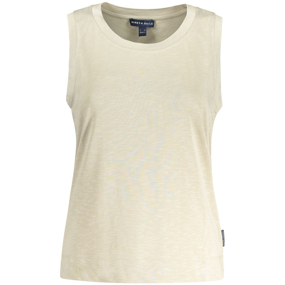 North Sails Beigefarbenes Polyester-Tank-Top