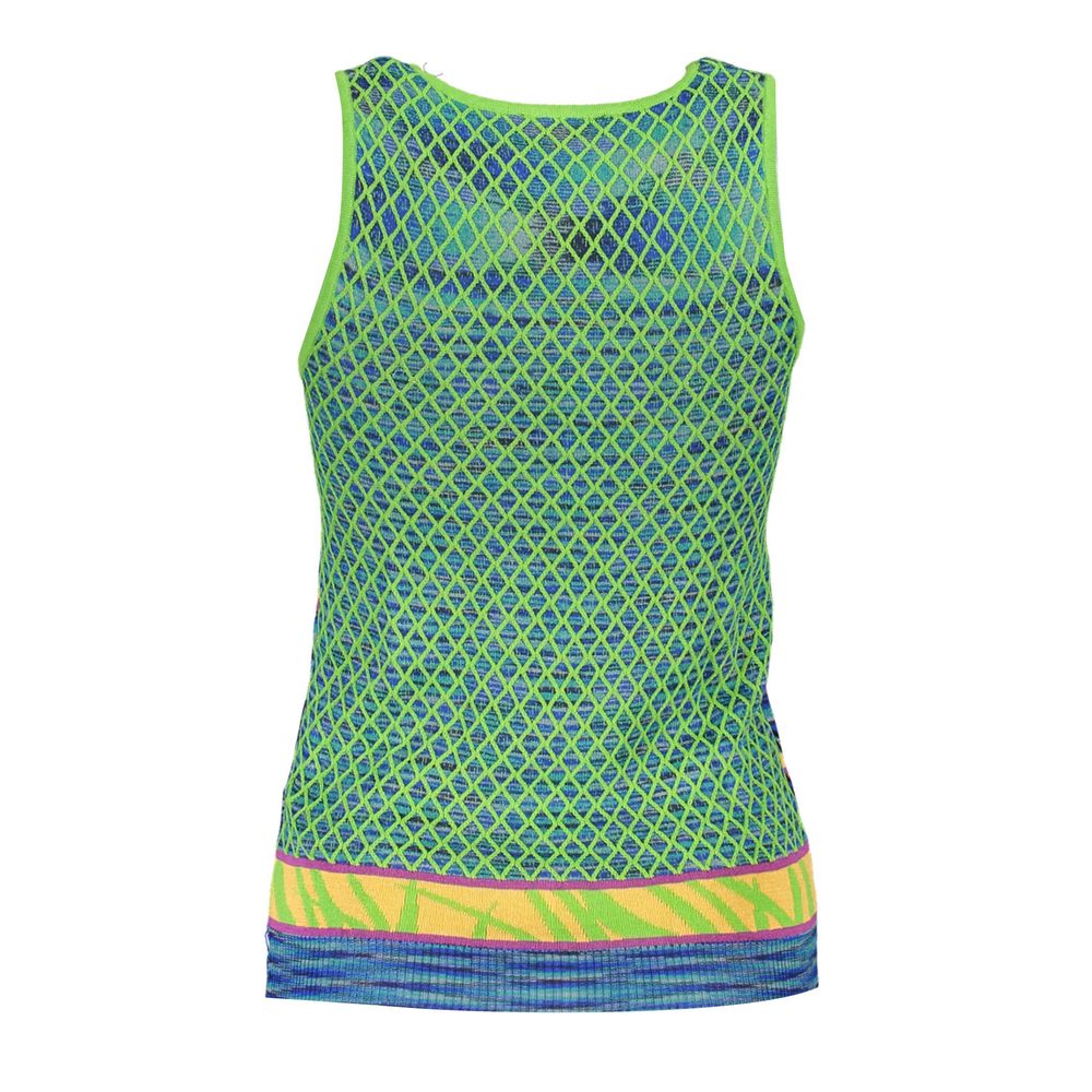 Desigual Grünes Baumwoll-Tank-Top