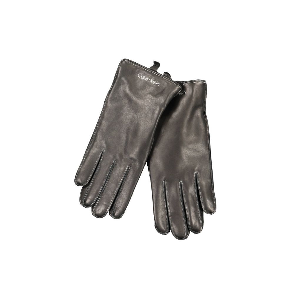 Calvin Klein Handschuh aus schwarzer Wolle