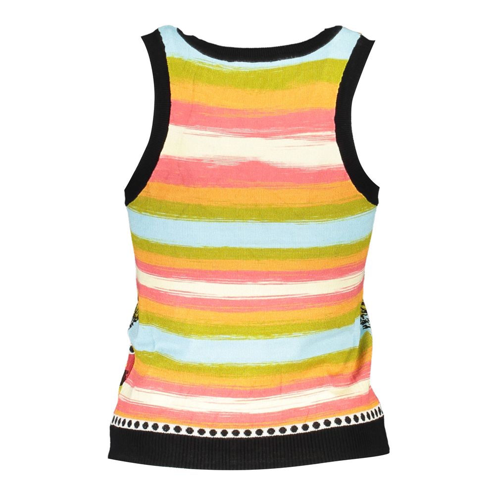Desigual Schwarzes Baumwoll-Tank-Top